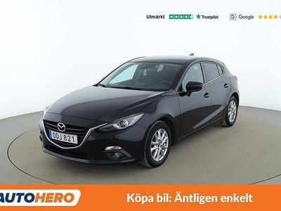 Svart Begagnad 2016 Mazda 3 Inclusive Halvkombi | 130 000 kr (Marknadspris)