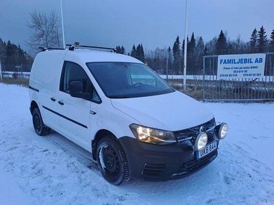 Vit Begagnad 2018 VW Caddy Minibuss | 199 000 kr (Lite dyr)