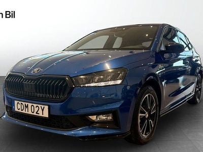 Blå Begagnad 2024 Skoda Fabia Monte Carlo Halvkombi | 224 900 kr (Marknadspris)