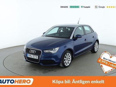 Blå Begagnad 2014 Audi A1 Sportback Halvkombi | 98 000 kr (Marknadspris)