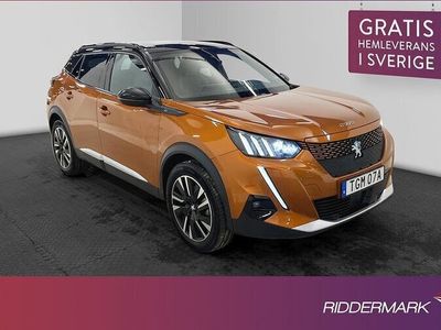 begagnad Peugeot e-2008 GT Kamera Navi Adaptiv-fart Välservad 2021, Halvkombi