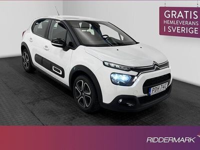 begagnad Citroën C3 Citroën 1.2 PureTech Feel Navi Sensorer Carplay 2022, Halvkombi