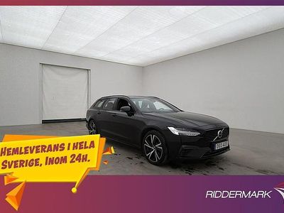 Svart Begagnad 2021 Volvo V90 R-Design Kombi | 364 900 kr (Marknadspris)