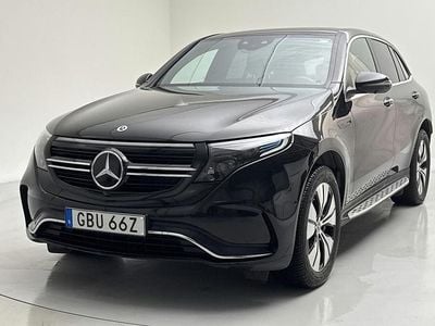 Svart Begagnad 2021 Mercedes EQC400 AMG line SUV | 329 000 kr (Bra pris)