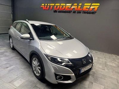 Silver Begagnad 2015 Honda Civic Sport Kombi | 89 900 kr (Marknadspris)