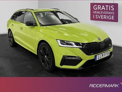 begagnad Skoda Octavia RS Plug-in Hybrid Pano Cockpit Värmare Drag 2024, Kombi