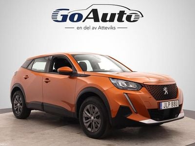 Begagnad Peugeot e-2008 Active 100 kW (137 HK) 2021 Orange SUV