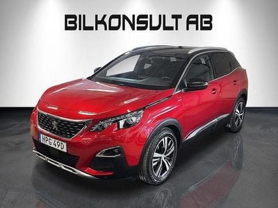 Begagnad Peugeot 3008 Business-Line 181 HK (133 kW) 2019 Röd SUV