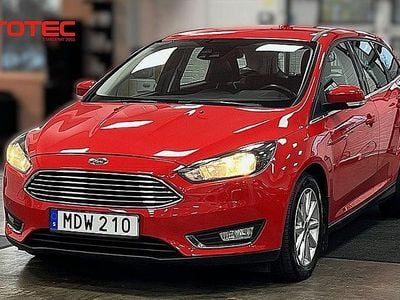 Begagnad Ford Focus Titanium 125 HK (91 kW) 2015 Röd Kombi