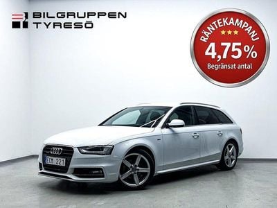 Vit Begagnad 2014 Audi A4 S-Line Kombi | 119 900 kr (Marknadspris)