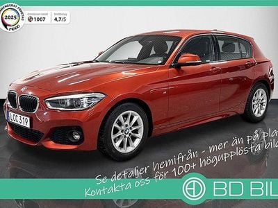 Begagnad BMW 118 M Sport 136 HK (100 kW) 2018 Orangemetallic Halvkombi