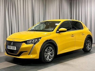 Gul Begagnad 2021 Peugeot e-208 Allure Halvkombi | 179 900 kr (Marknadspris)