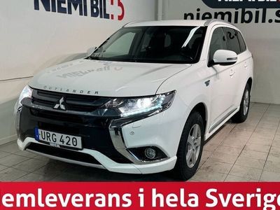 begagnad Mitsubishi Outlander P-HEV 2.0 Hybrid AWD Kamera Drag MoK SoV 2016, SUV