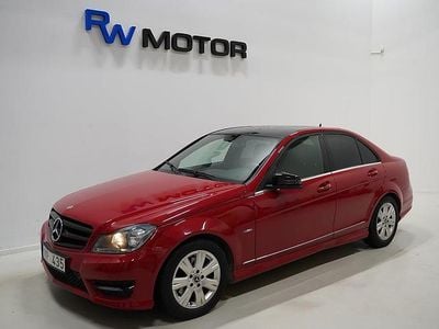 Begagnad Mercedes C180 AMG 156 HK (114 kW) 2012 Röd Sedan