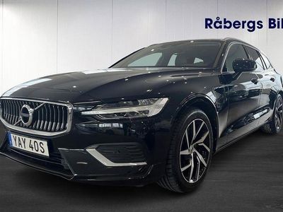 Svart metallic Begagnad 2021 Volvo V60 Inscription Kombi | 354 800 kr (Marknadspris)