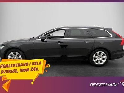 Svart Begagnad 2017 Volvo V90 Momentum Kombi | 219 700 kr (Marknadspris)