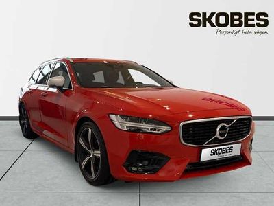 Röd Begagnad 2019 Volvo V90 R-Design Kombi | 299 600 kr (Dyr)