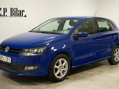 Begagnad VW Polo 90 HK (66 kW) 2010 Blå Halvkombi