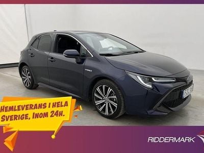 Begagnad Toyota Corolla Hybrid Style 122 HK (89 kW) 2021 Mblå Halvkombi