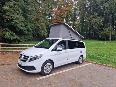 Vit Begagnad 2022 Mercedes V220 Marco Polo Minibuss | 664 499 kr