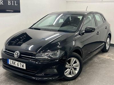 Svart Begagnad 2019 VW Polo Halvkombi | 119 000 kr (Marknadspris)