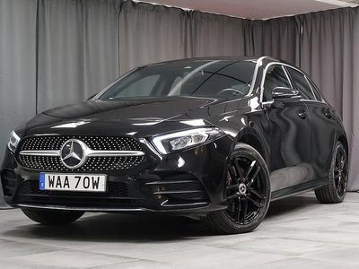 Svart Begagnad 2022 Mercedes A250 AMG line Halvkombi | 339 000 kr (Dyr)