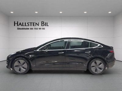 Svart Begagnad 2019 Tesla Model 3 Long Range AWD Sedan | 199 000 kr (Bra pris)