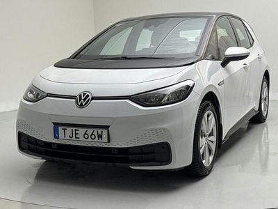 Begagnad VW ID.3 Life 150 kW (204 HK) 2021 Vit Halvkombi