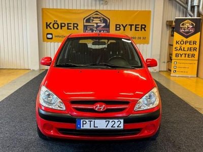 Röd Begagnad 2007 Hyundai Getz Halvkombi | 34 900 kr (Dyr)