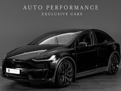 begagnad Tesla Model X Plaid FSD 22" 6-sits Hemleverans 2023, SUV