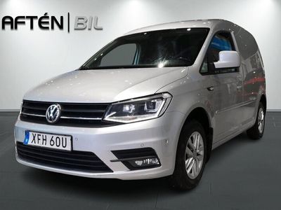 begagnad VW Caddy 2,0TDi Premiumpkt-Bixenon-Värmare-App Con 2020, Transportbil
