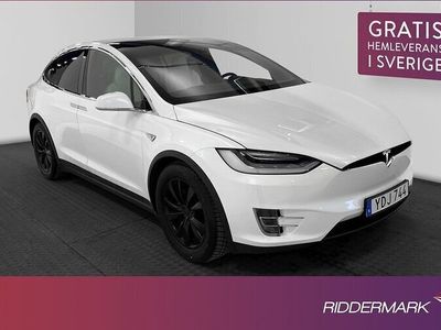 begagnad Tesla Model X P90D 7-sits Ludicrous Premium Dragkrok Sv.Såld 2016, SUV