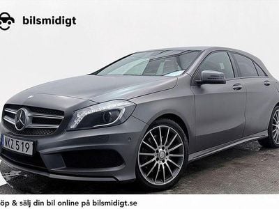 Begagnad Mercedes A220 AMG line 170 HK (125 kW) 2014 Mörkgrå Halvkombi