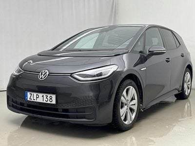 Begagnad VW ID.3 Pro Performance 150 kW (204 HK) 2021 Mörkgrå Halvkombi