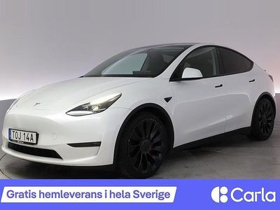 Begagnad Tesla Model Y Performance 392 kW (534 HK) 2022 Vit SUV