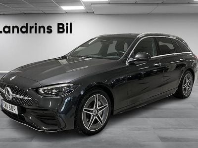 Grå Begagnad 2024 Mercedes C300e AMG Line Premium Kombi | 559 900 kr (Lite dyr)