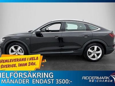 Begagnad Audi e-tron Sportback 300 kW (408 HK) 2020 Svart SUV