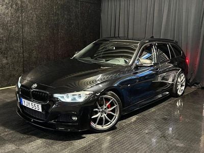 Svart Begagnad 2017 BMW 318 M Sport Kombi | 199 500 kr (Lite dyr)