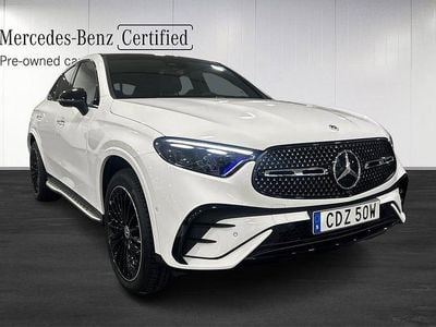Begagnad Mercedes GLC300 AMG Line Premium 204 HK (150 kW) 2025 Vit Sportkupé