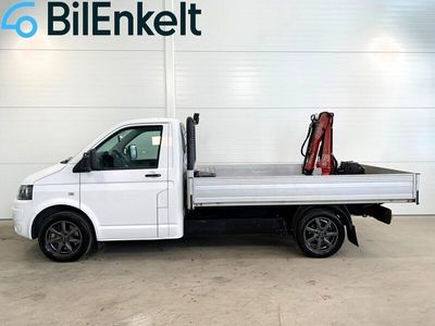 begagnad VW Transporter T5180 TDI 4Motion Pickup Kranbil 180 2011, Transportbil