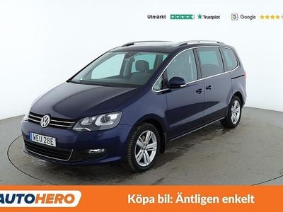 Mörkblå Begagnad 2019 VW Sharan Minibuss | 341 000 kr (Lite dyr)