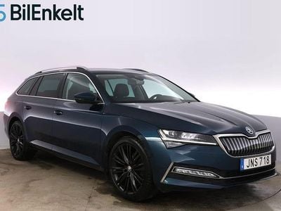 Begagnad Skoda Superb Business Line 218 HK (160 kW) 2021 Blå Kombi