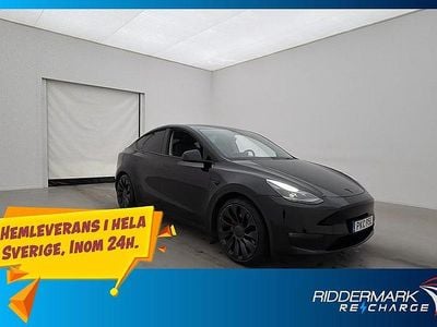 Svart Begagnad 2022 Tesla Model Y Performance SUV | 369 800 kr (Marknadspris)