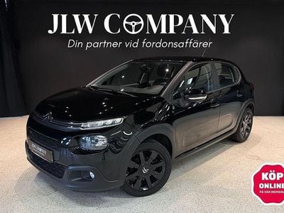 Svart Begagnad 2017 Citroën C3 Halvkombi | 99 000 kr (Marknadspris)