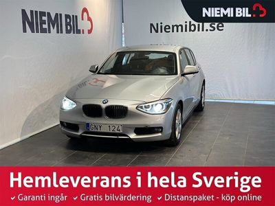 begagnad BMW 116 i Steptronic P-sens Låg skatt S&V-hjul MoK Kamkedja 2014, Halvkombi