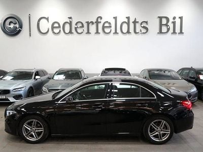 Svart Begagnad 2021 Mercedes A180 Sedan | 239 900 kr (Superpris)