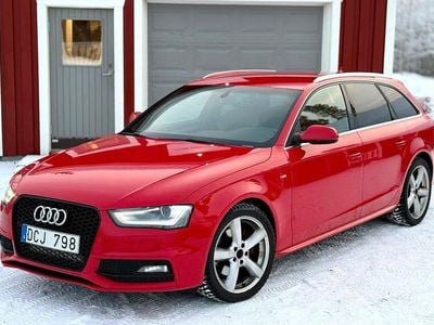 Röd Begagnad 2013 Audi A4 S-Line Kombi | 139 000 kr (Lite dyr)