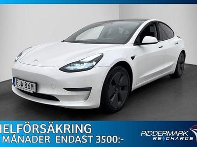 Begagnad Tesla Model 3 Long Range AWD 366 kW (498 HK) 2021 Vit Sedan