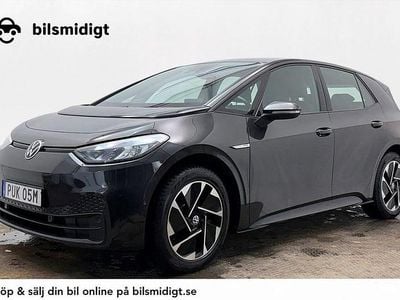 Begagnad VW ID.3 Pro 150 kW (204 HK) 2022 Mörkgrå Halvkombi