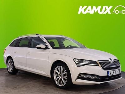 Vit Begagnad 2021 Skoda Superb Business Line Kombi | 274 800 kr (Marknadspris)